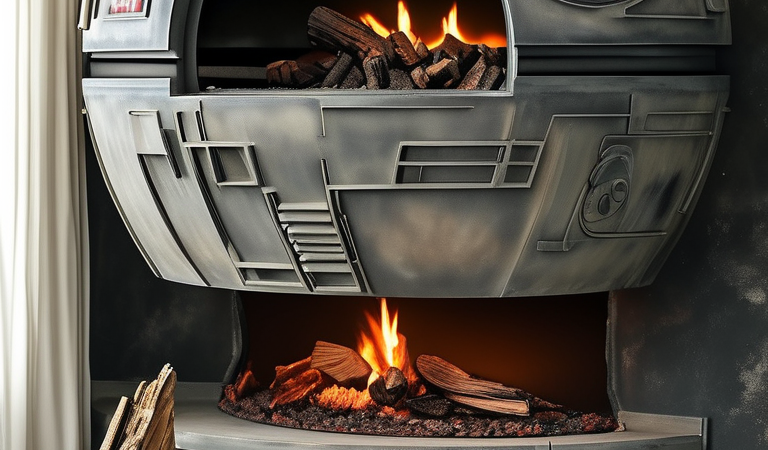 Bring the Galaxy Home: A Star Wars-Themed Fireplace for Your Living Space